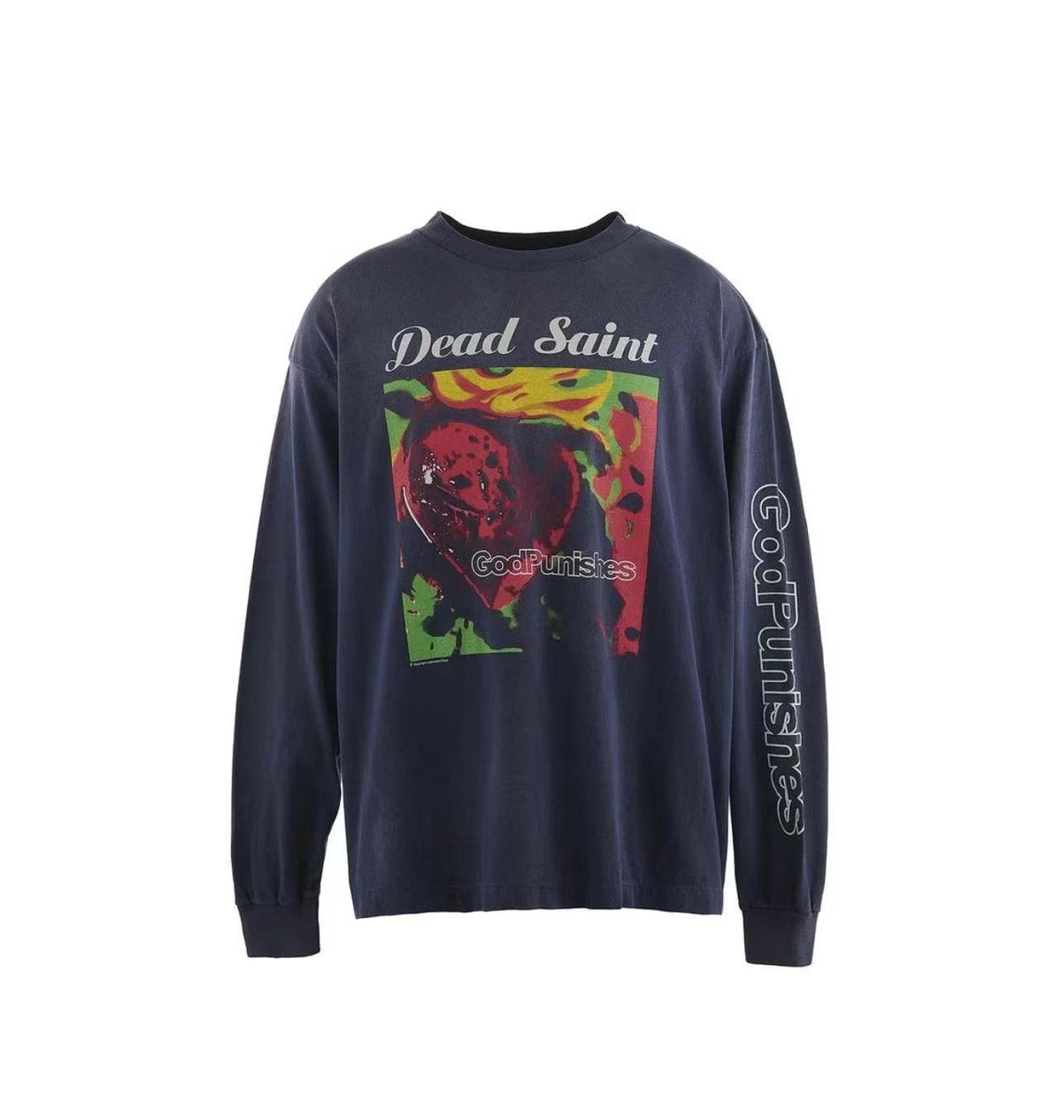 Saint Michael Dead Saint Heart Vintage Long Sleeve