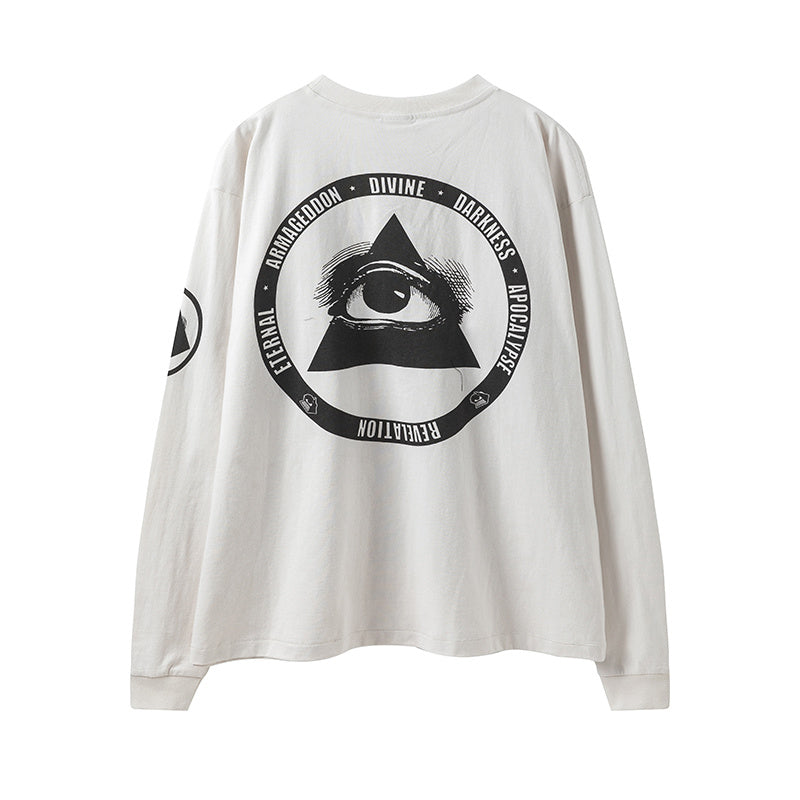 Saint Michael Complicated Cross Vintage Washed Long Sleeve