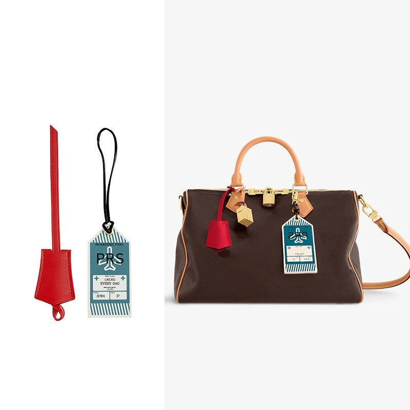 Bow Leather Luggage Tag and Clochette Replacement
