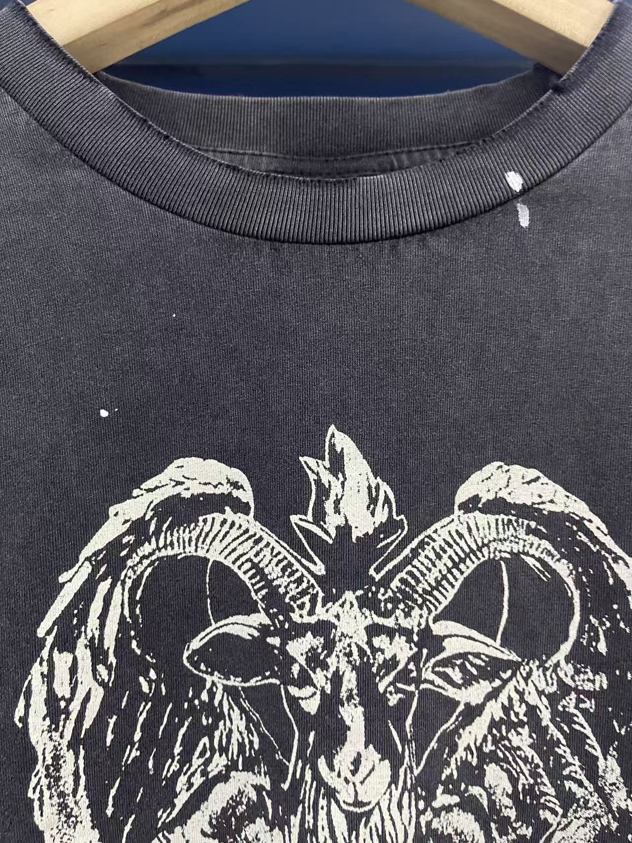 Saint Michael Angel Demon Vintage Long Sleeve