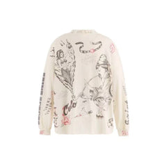 Saint Michael Sketch Doodle Vintage Long Sleeve