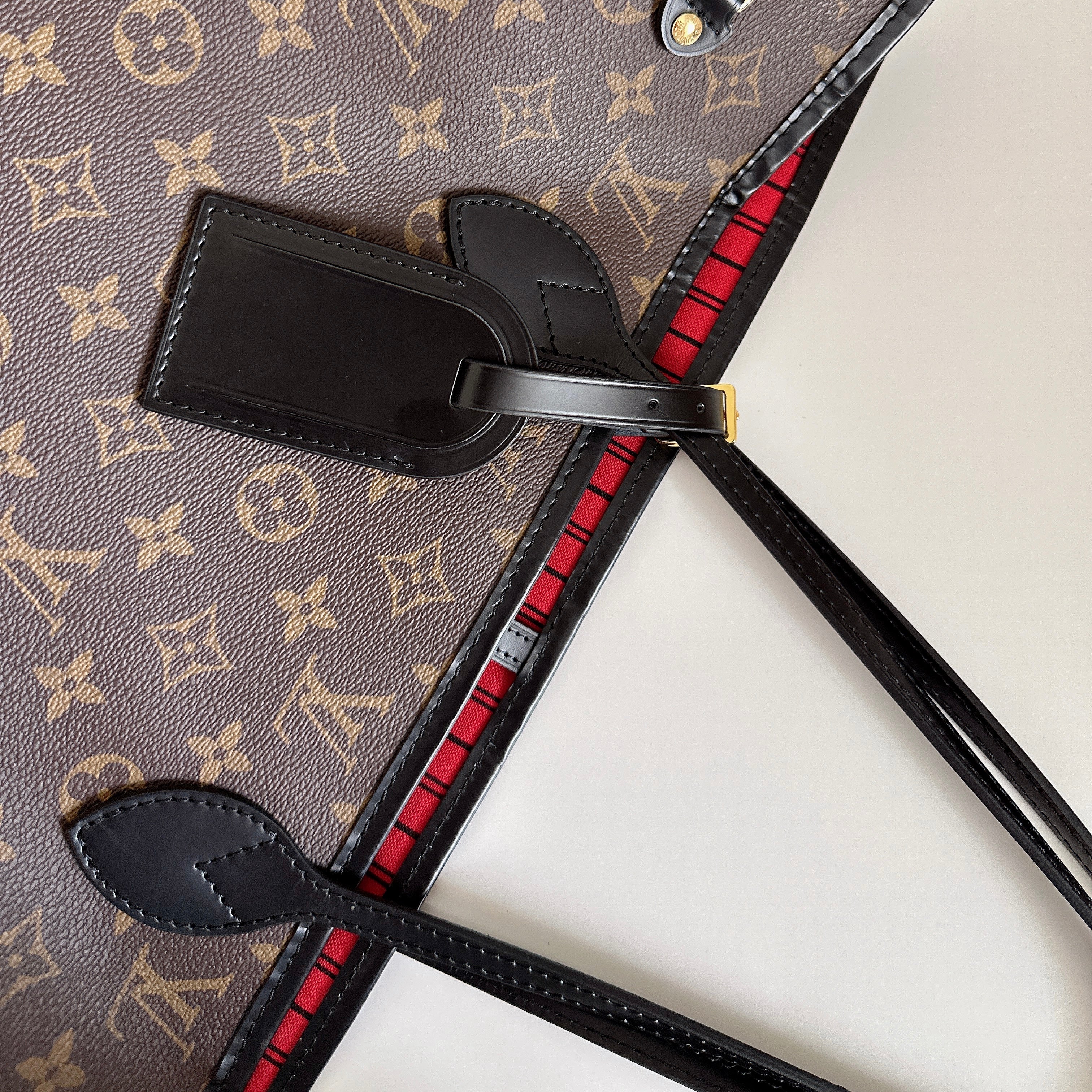 Bow Leather Luggage Tag and Clochette Replacement