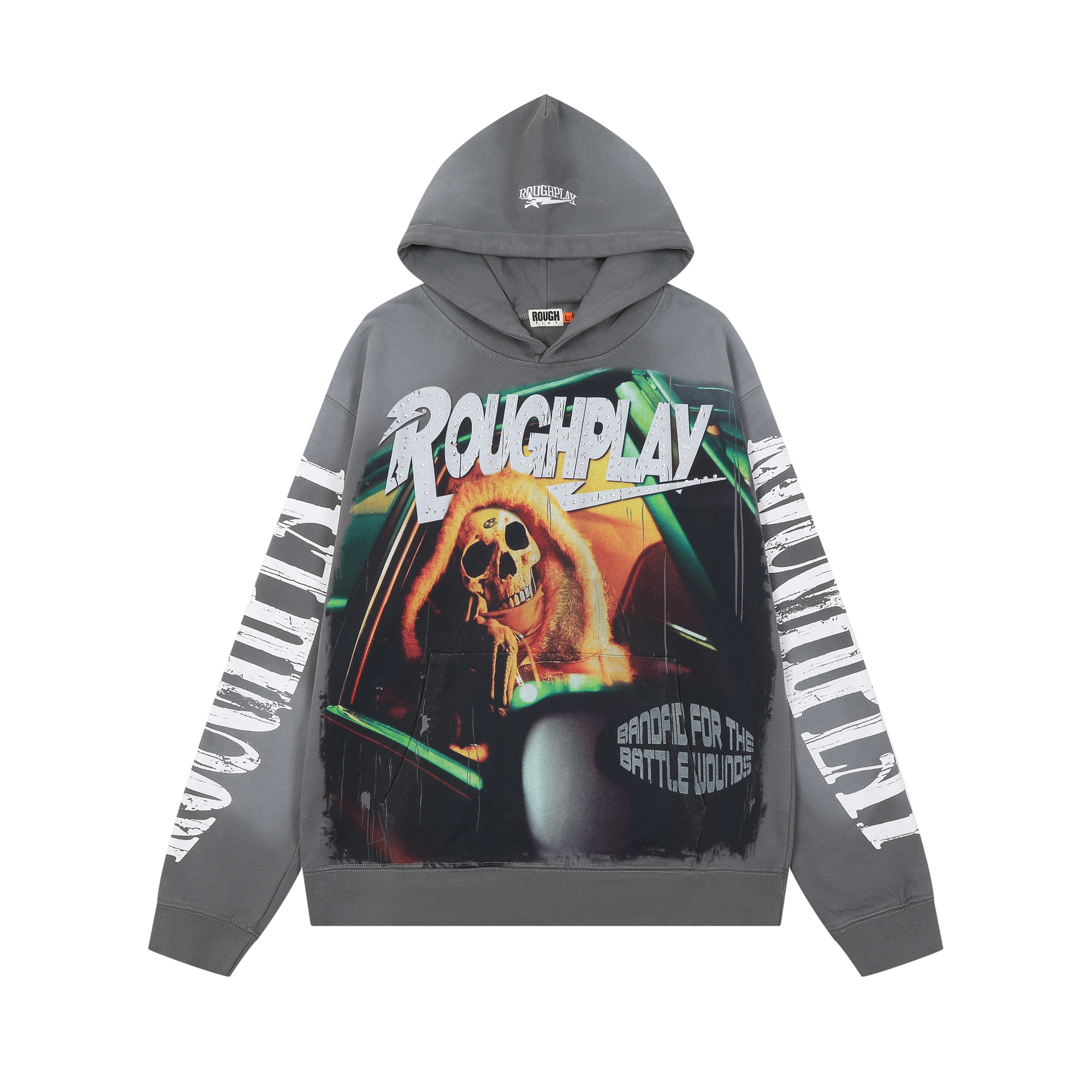 Rough Play Skeleton Driver Car Hoodie