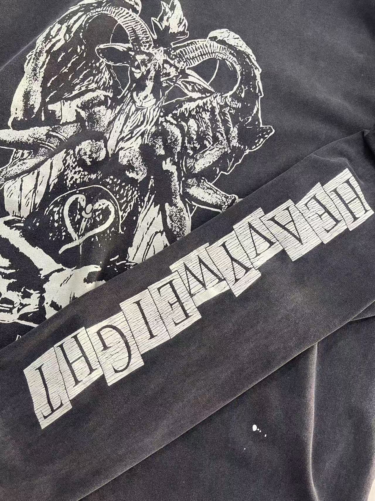 Saint Michael Angel Demon Vintage Long Sleeve