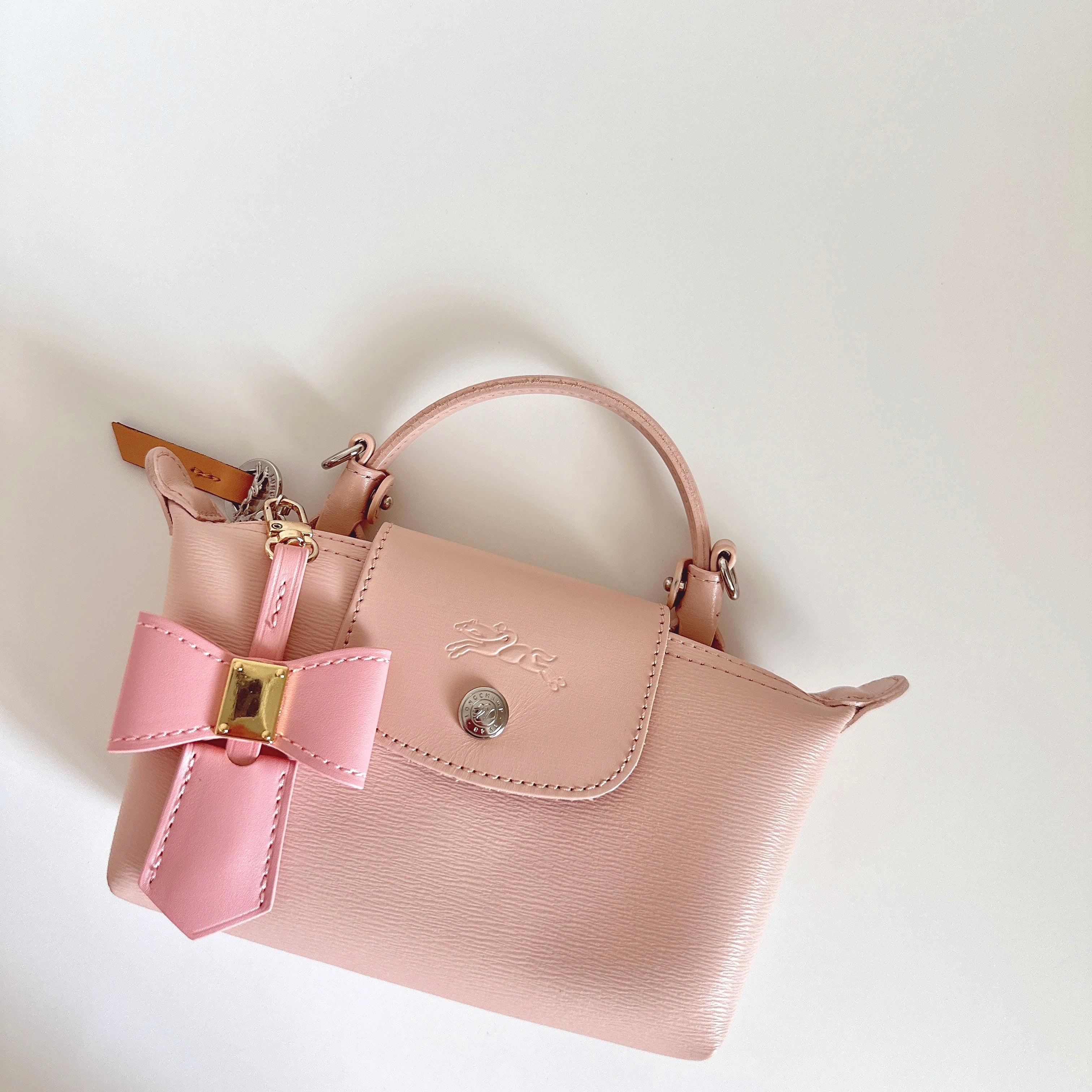 Bow Leather Luggage Tag and Clochette Replacement