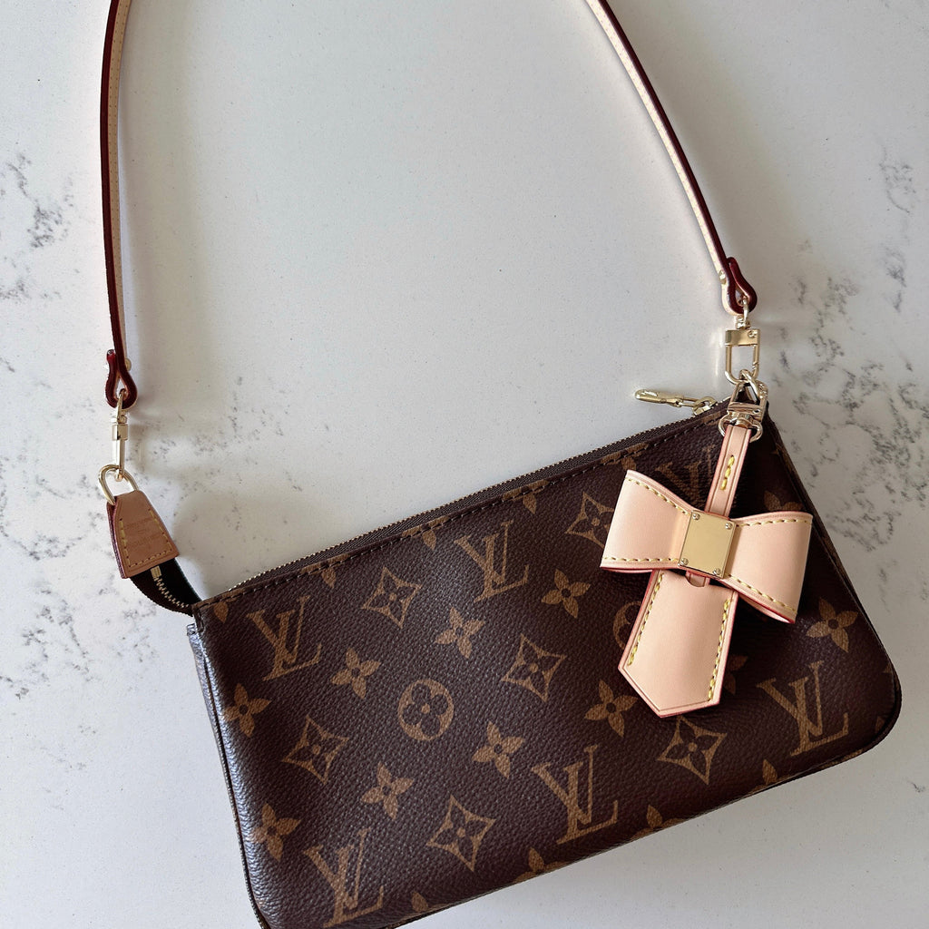 Bow Leather Luggage Tag and Clochette Replacement
