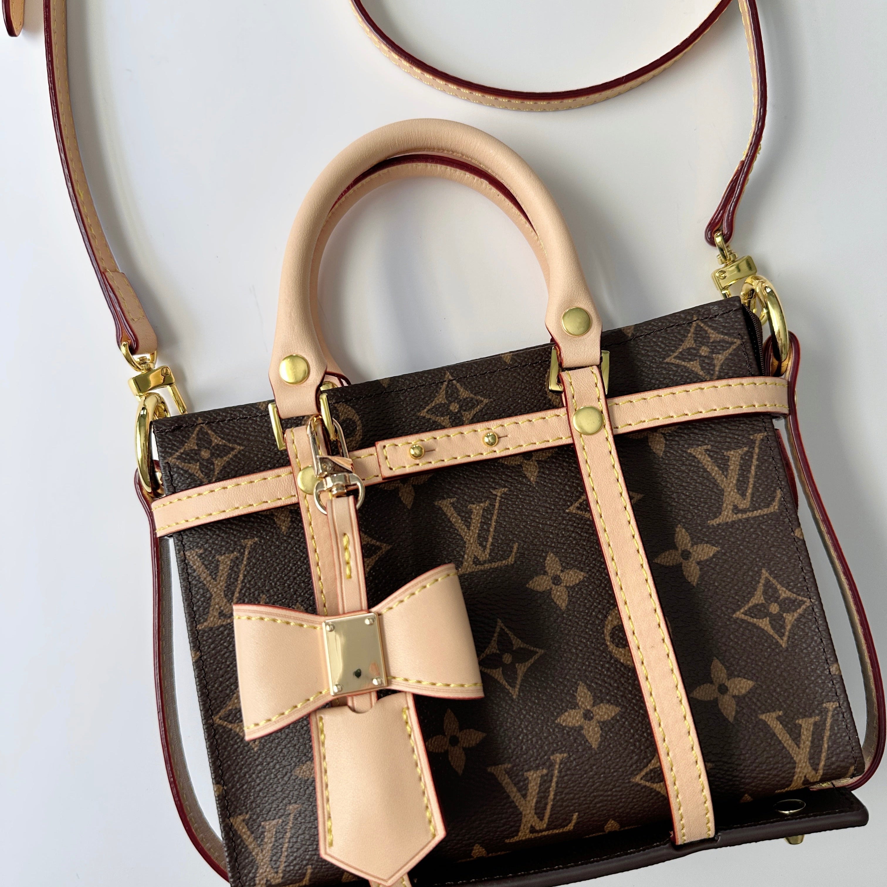 Bow Leather Luggage Tag and Clochette Replacement
