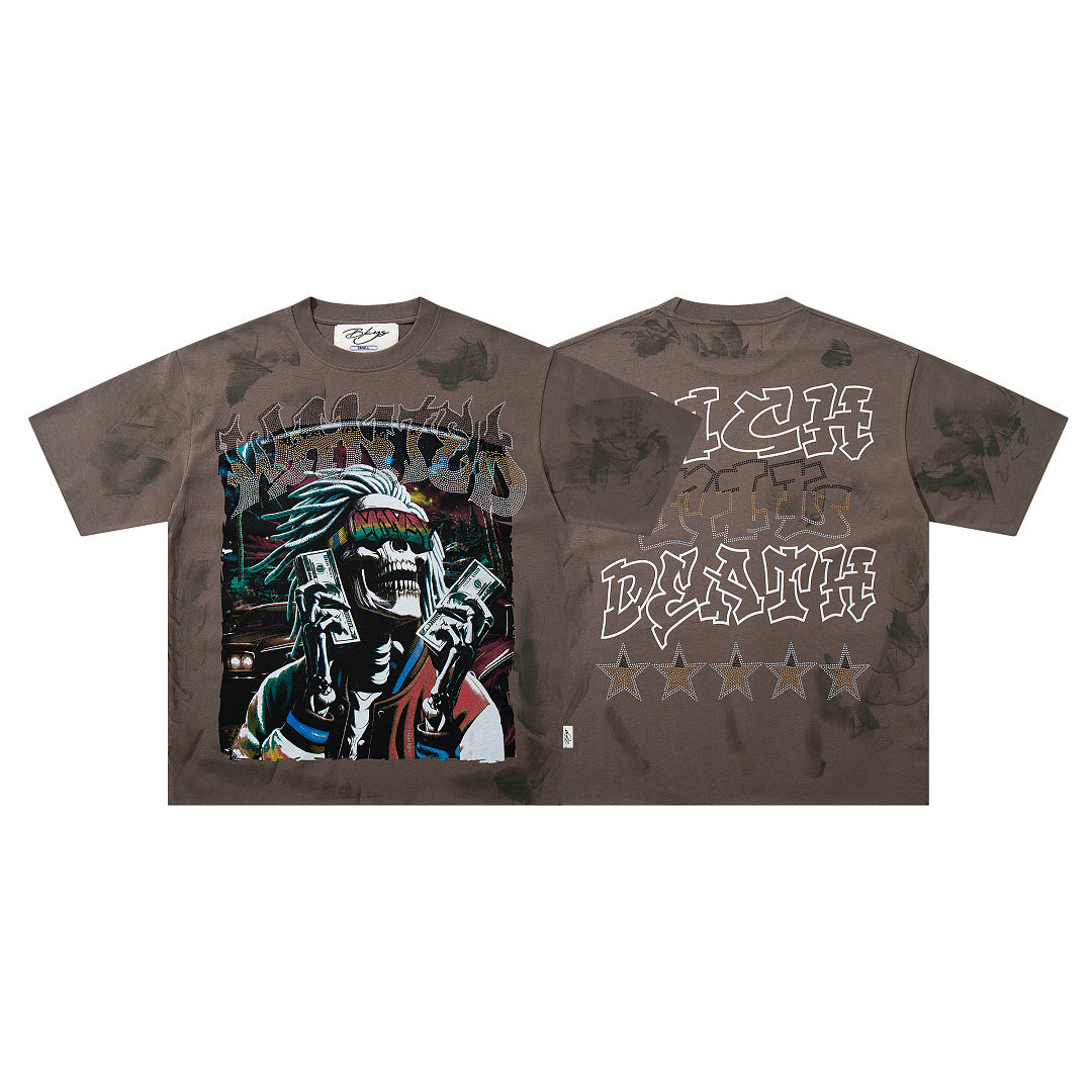 BKYS Dreadlock Skeleton Cash Tee