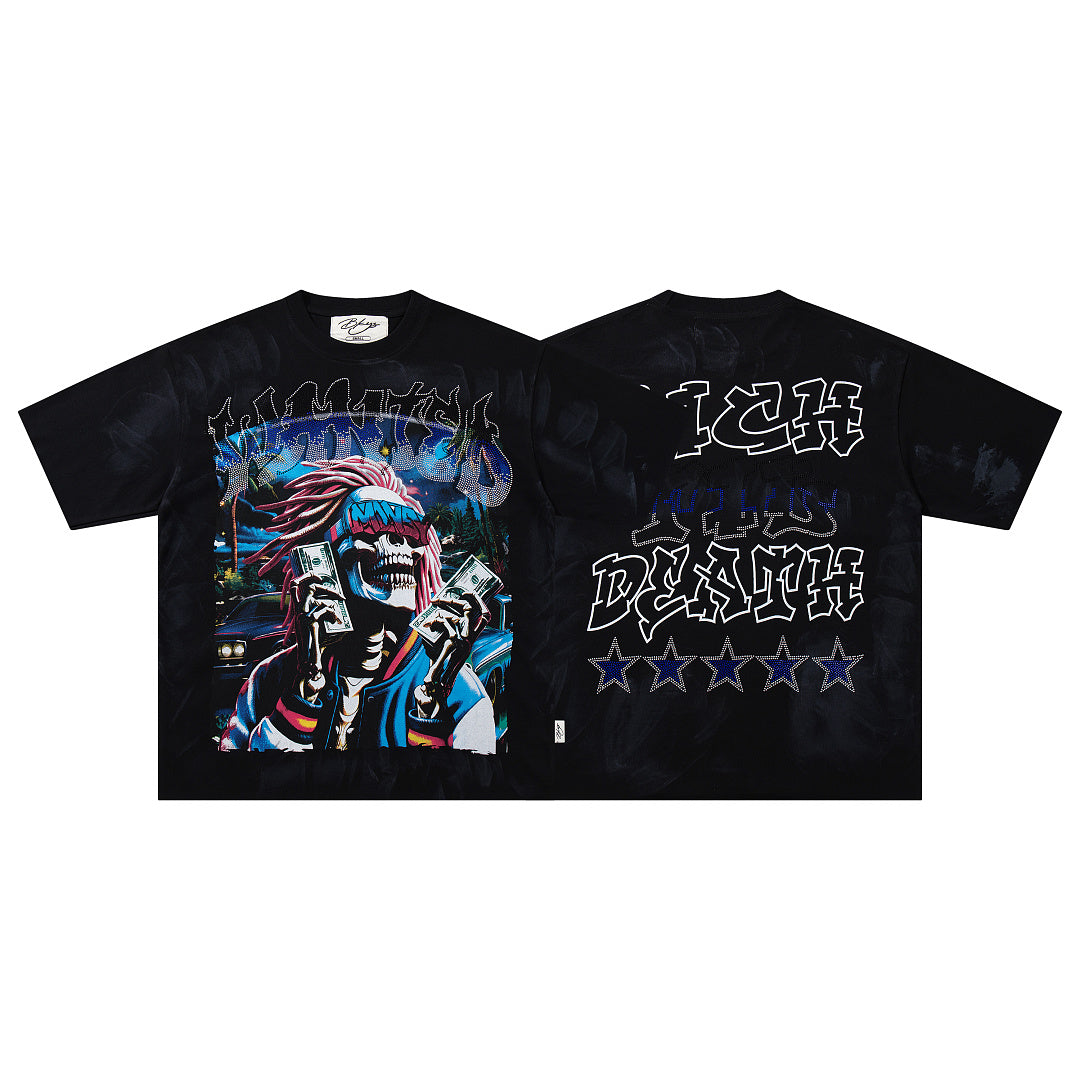 BKYS Dreadlock Skeleton Cash Tee