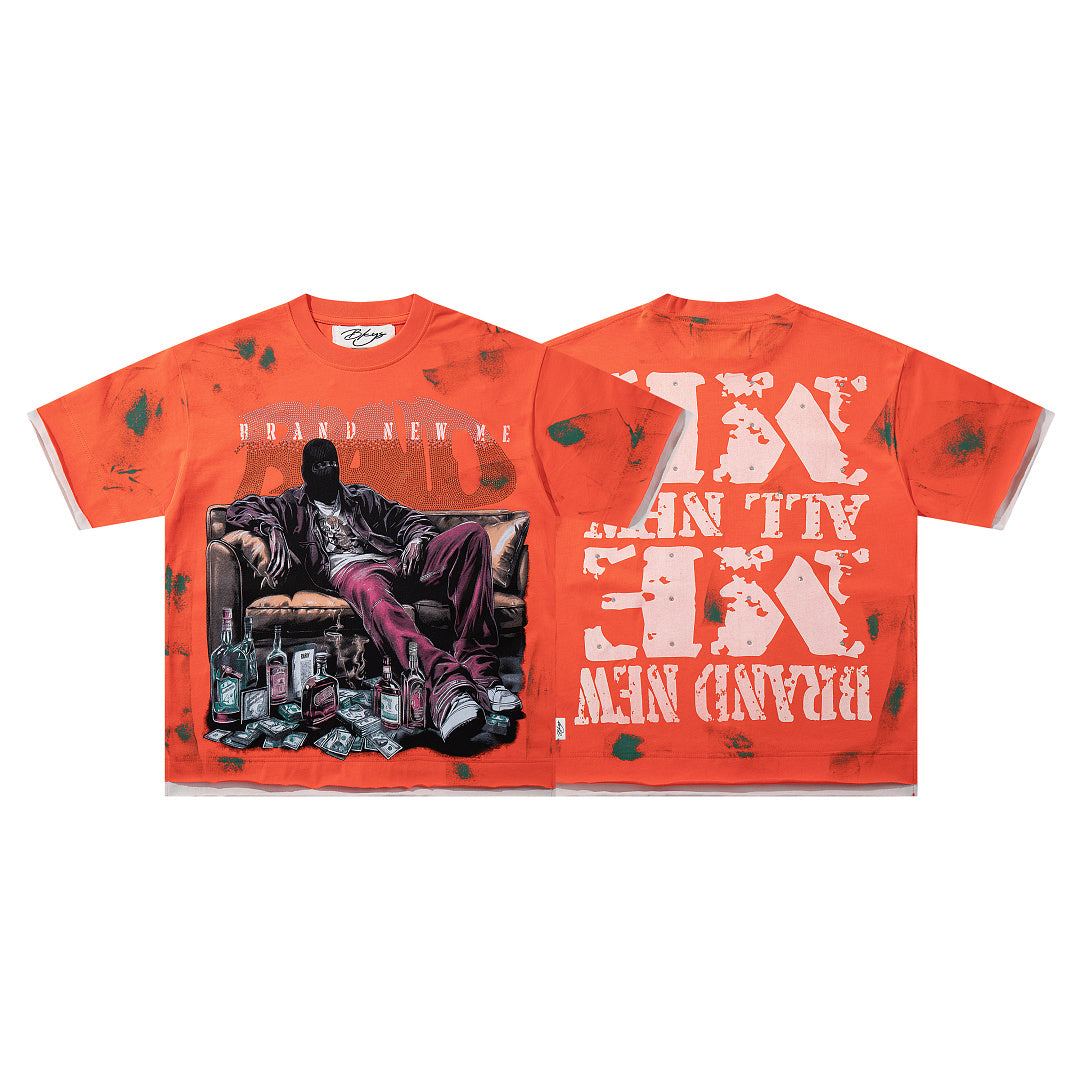 BKYS Ski‑Mask Streetwear T‑Shirt