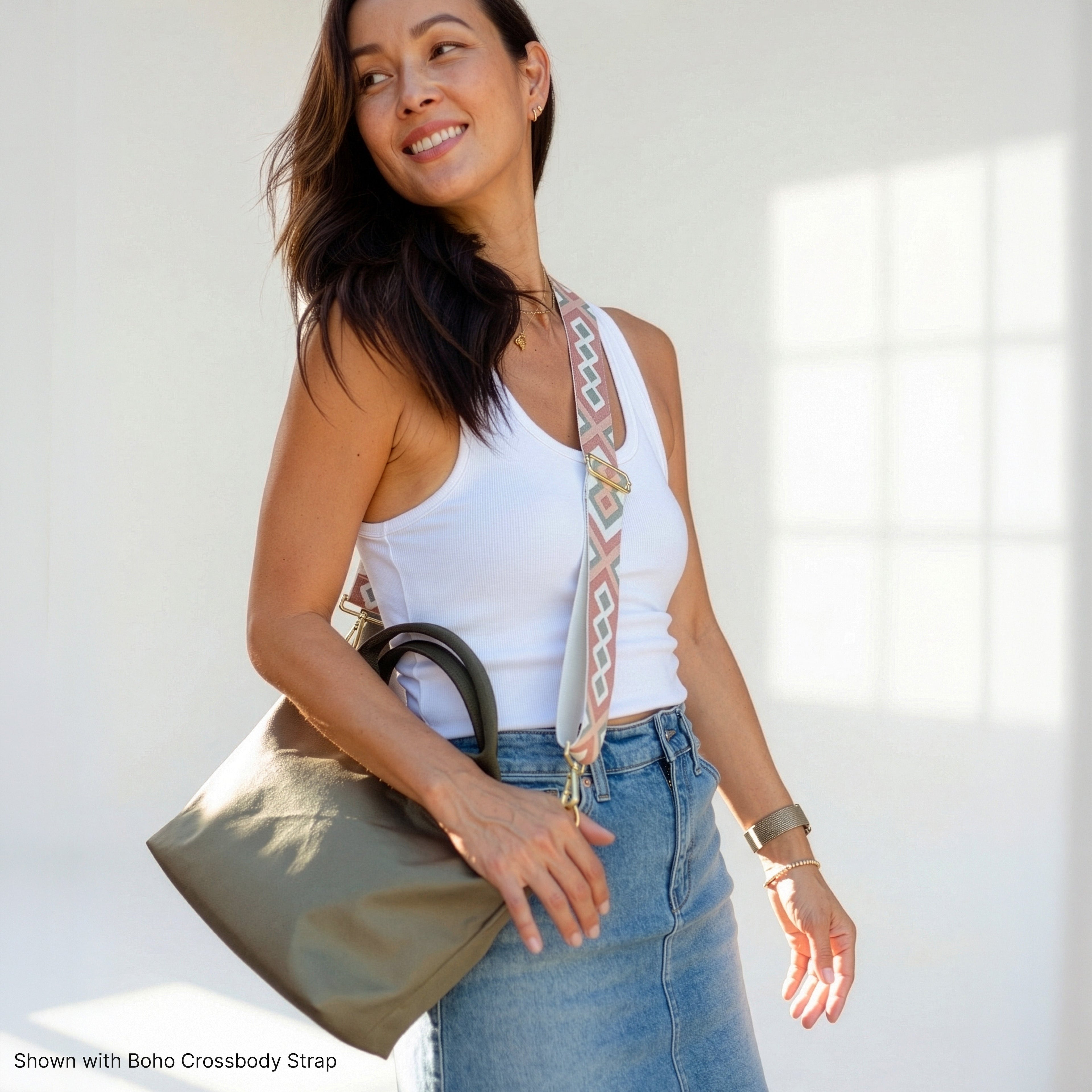 Zip Crossbody Tote