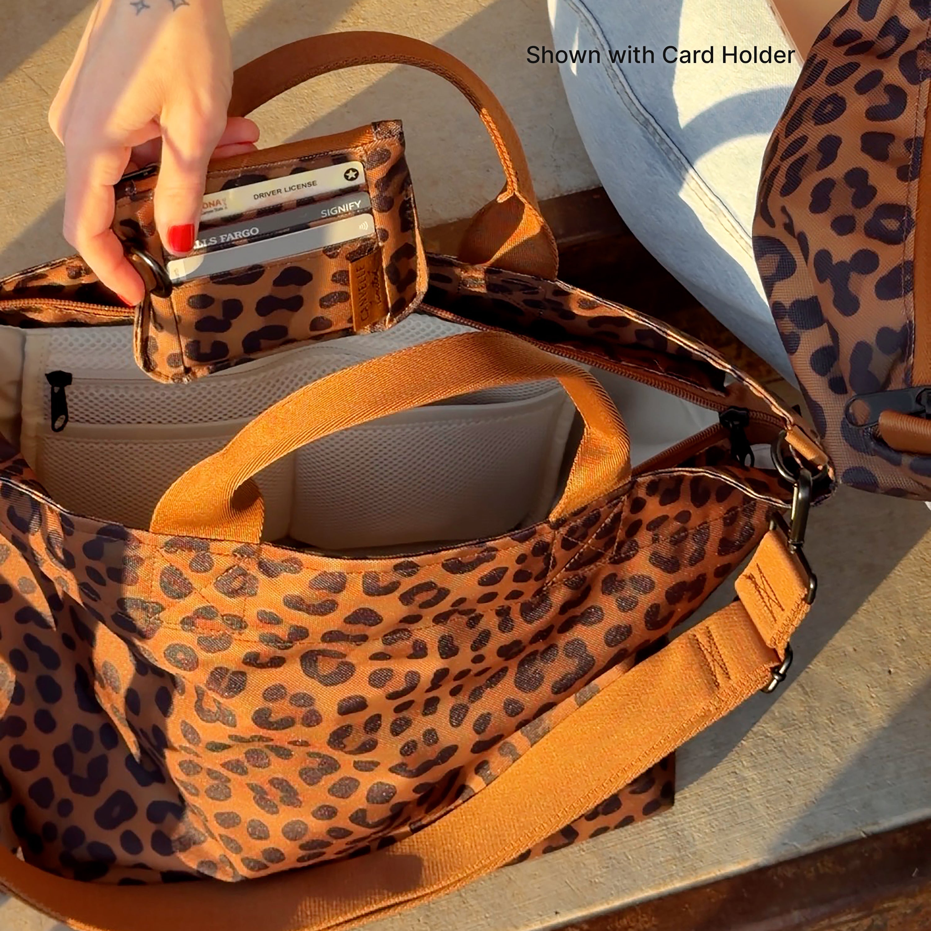 Zip Crossbody Tote