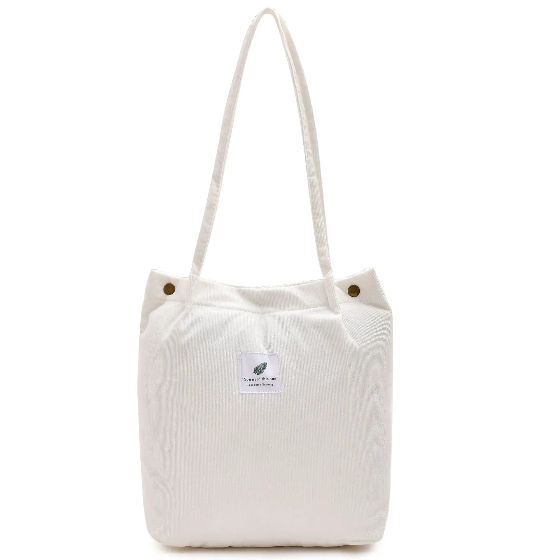 MARKROYAL Corduroy Tote Bag for Women – Large Capacity Shoulder Bag