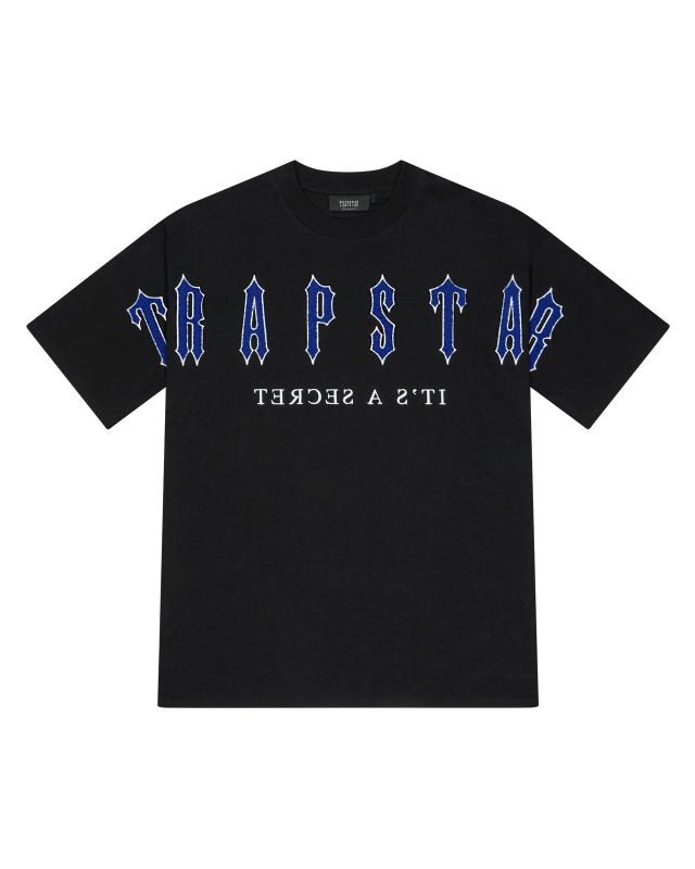 Trapstar Arch Chenille Decoded 2.0 T-Shirt – Black & Purple