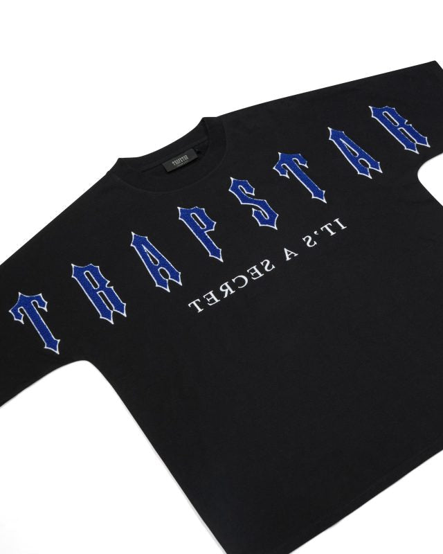 Trapstar Arch Chenille Decoded 2.0 T-Shirt – Black & Purple
