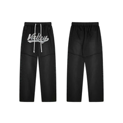 Vale Faded Black Rhinestone Joggers