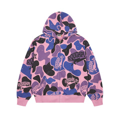 RoughPlay Camo Rhinestone Hoodie