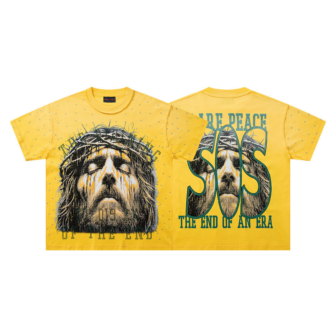 RARE PEACE Jesus Crown Of Thorns Tee