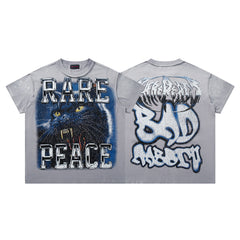 RARE PEACE Panther Graphic Tee