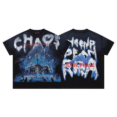 RARE PEACE Chaos Vintage Graphic Tee