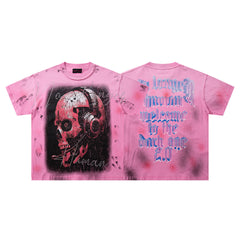 RARE PEACE Skull Headphones Tee