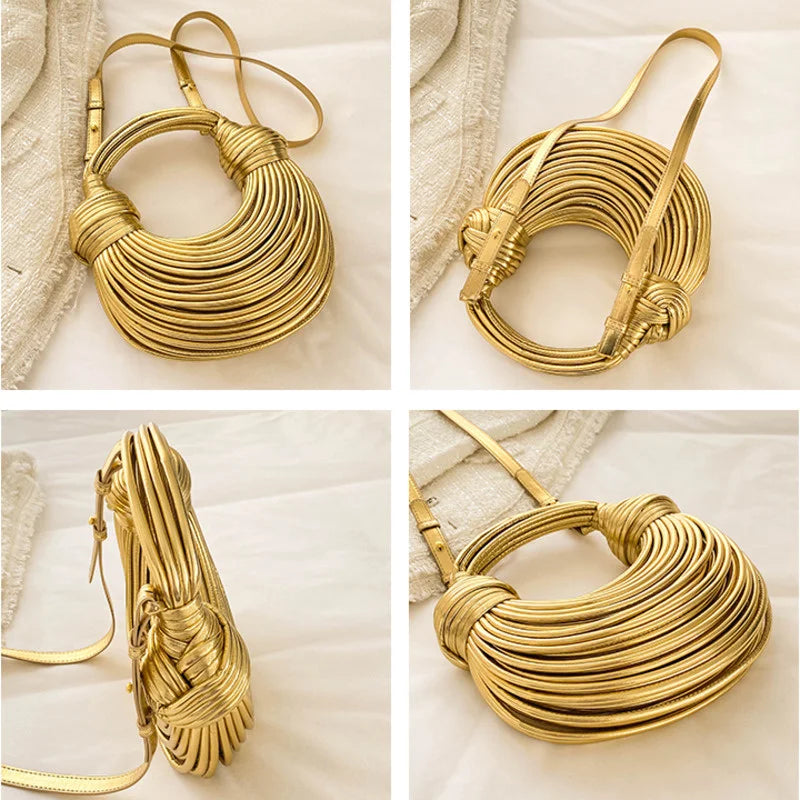2025 New Gold Luxury Handbag for Women – Elegant Designer-Style Evening Bag