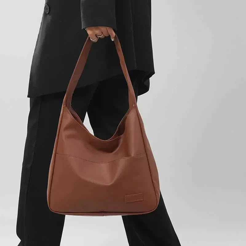 Simple Casual Retro Shoulder Bag for Women – Vintage-Inspired Everyday Handbag