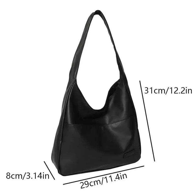 Simple Casual Retro Shoulder Bag for Women – Vintage-Inspired Everyday Handbag