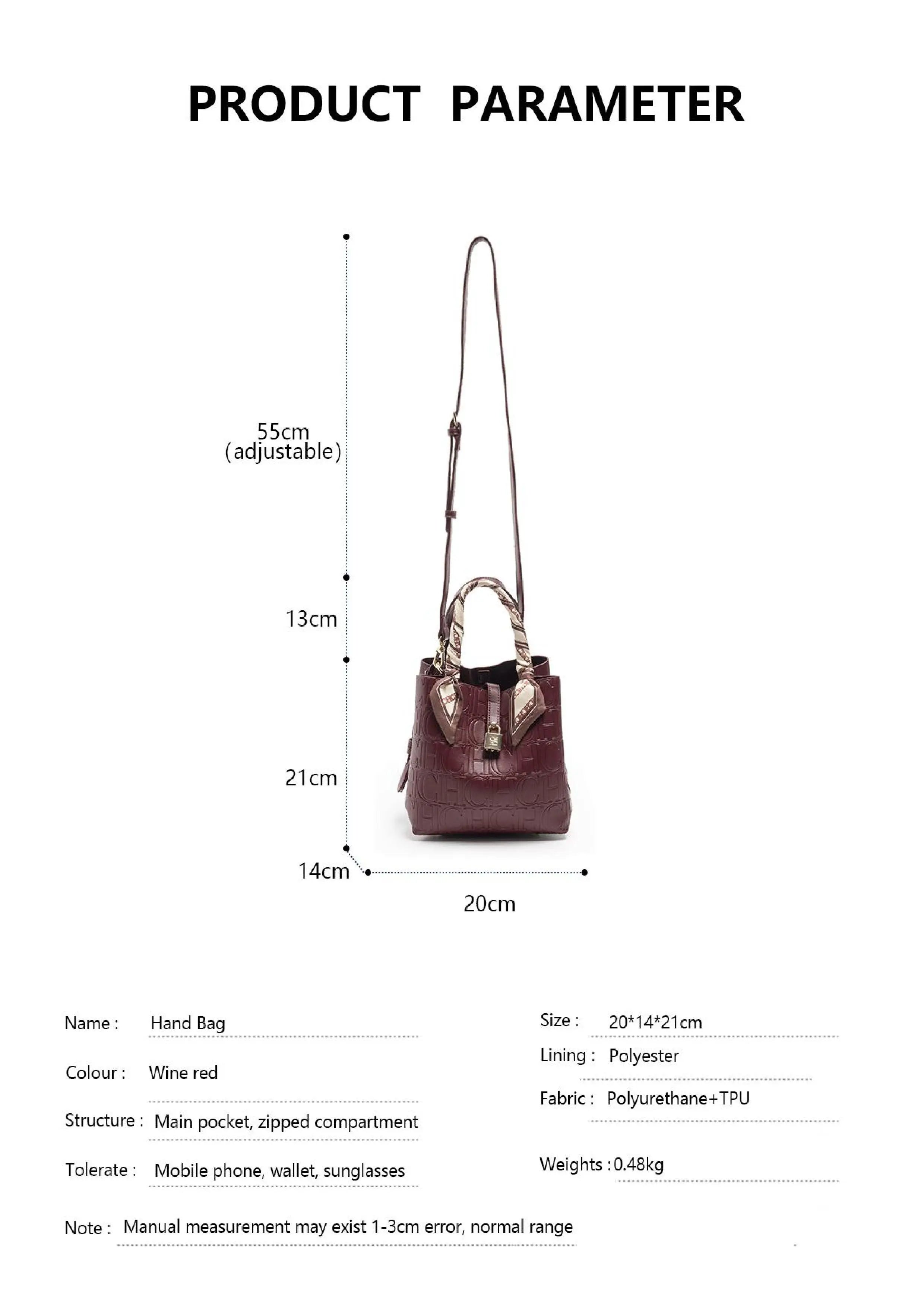 CH Large Capacity Luxury-Style Handbag for Women – Designer-Inspired Shoulder Bag