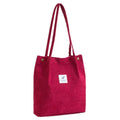 MARKROYAL Corduroy Tote Bag for Women – Large Capacity Shoulder Bag