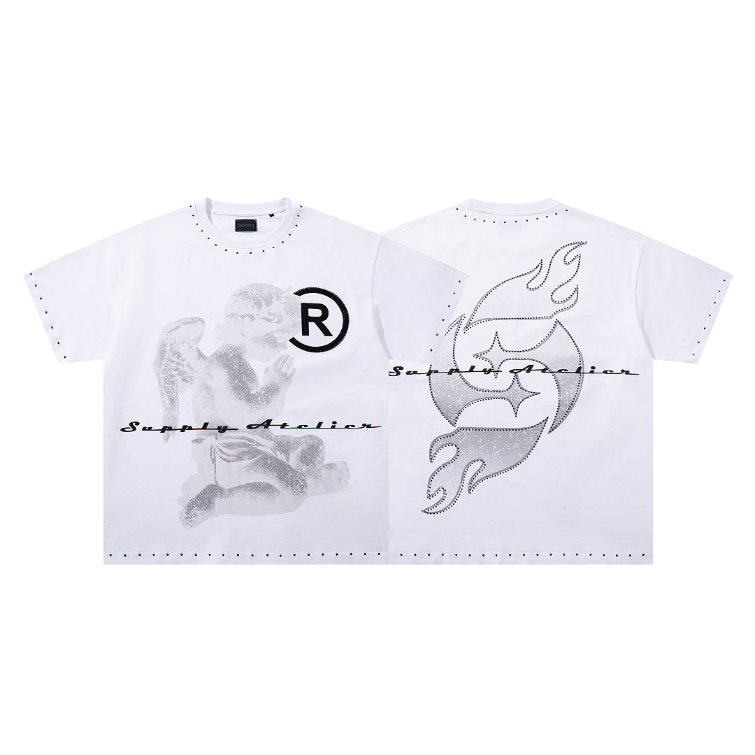 SUPPLY Praying Cherub Graphic Tee