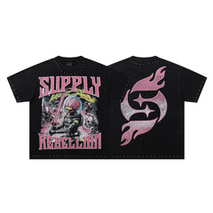 SUPPLY Cosmic Skull Warrior Graphic Tee