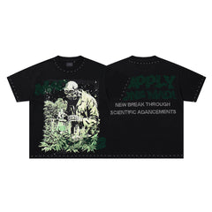 SUPPLY Gone Mad Boxy Beige T‑Shirt