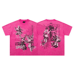 SUPPLY Holy Spirit Boxy Khaki T‑Shirt
