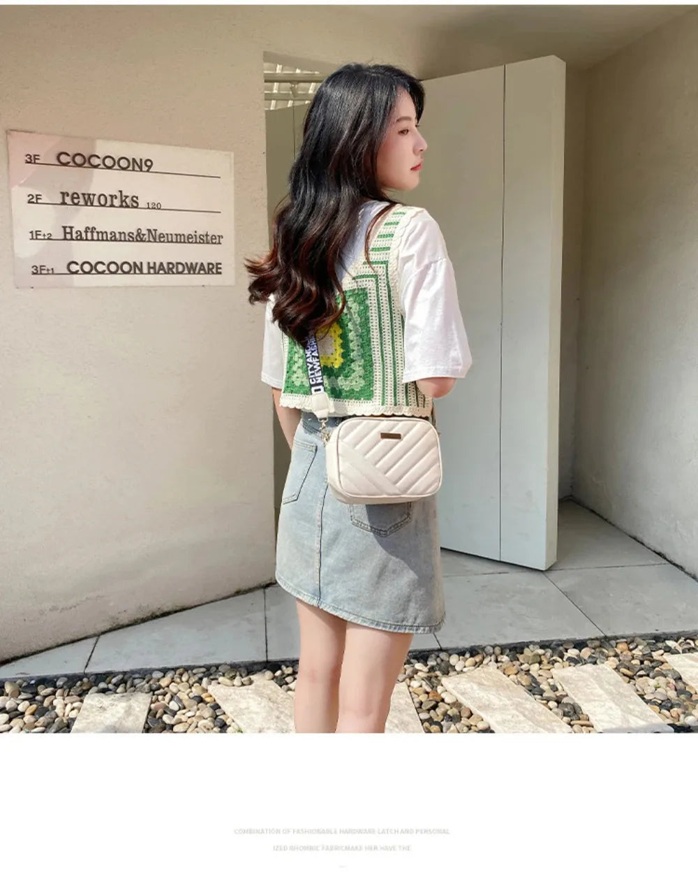 Women's High Quality PU Leather Rolling Strip Handbag – Elegant Structured Bag