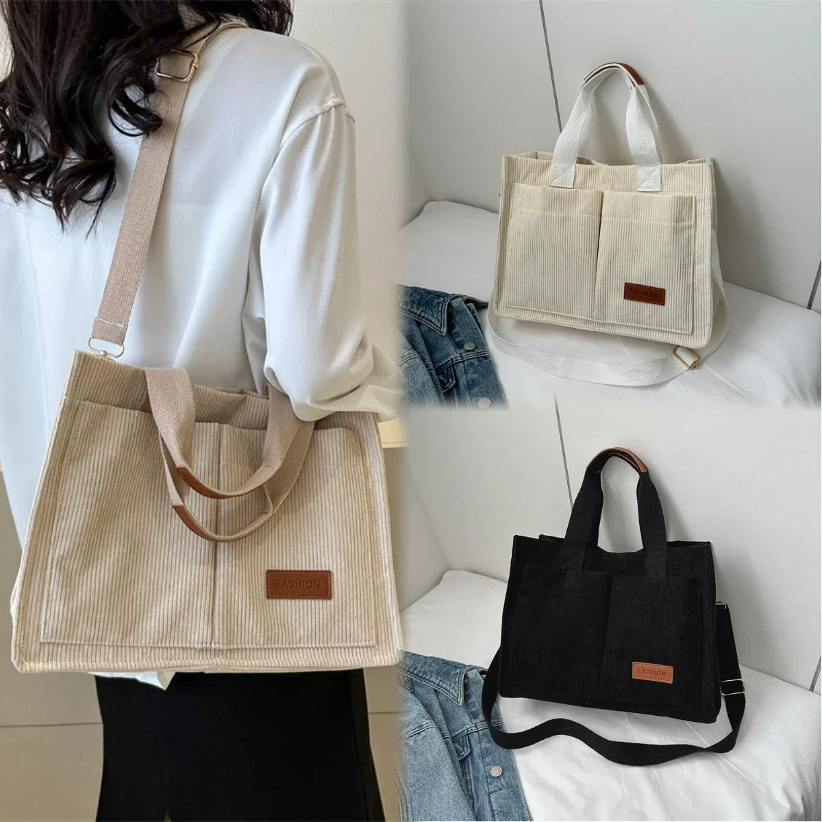 Ladies' Large Capacity Handbag – New Trendy Shoulder Bag for Women