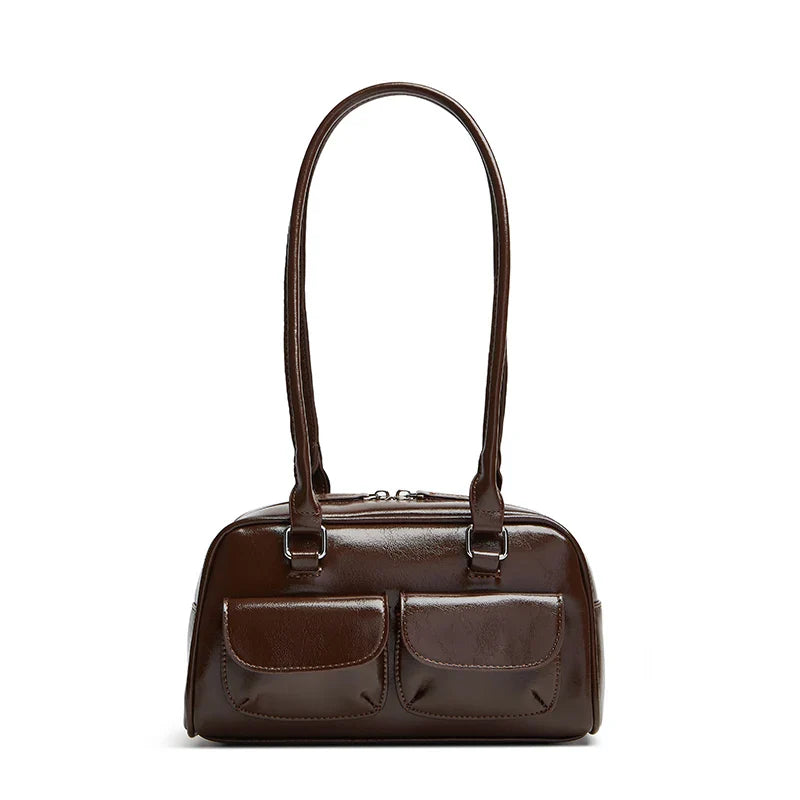 Women's Bowling Bag – Niche Designer-Style Handbag for Trendy Women