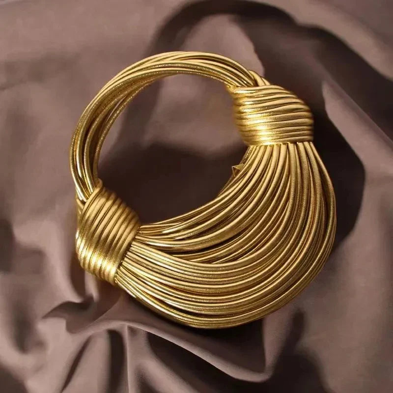 2025 New Gold Luxury Handbag for Women – Elegant Designer-Style Evening Bag