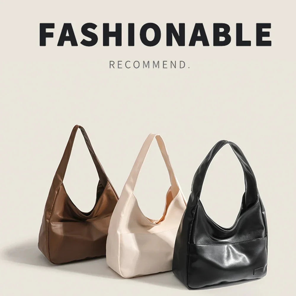 Simple Casual Retro Shoulder Bag for Women – Vintage-Inspired Everyday Handbag
