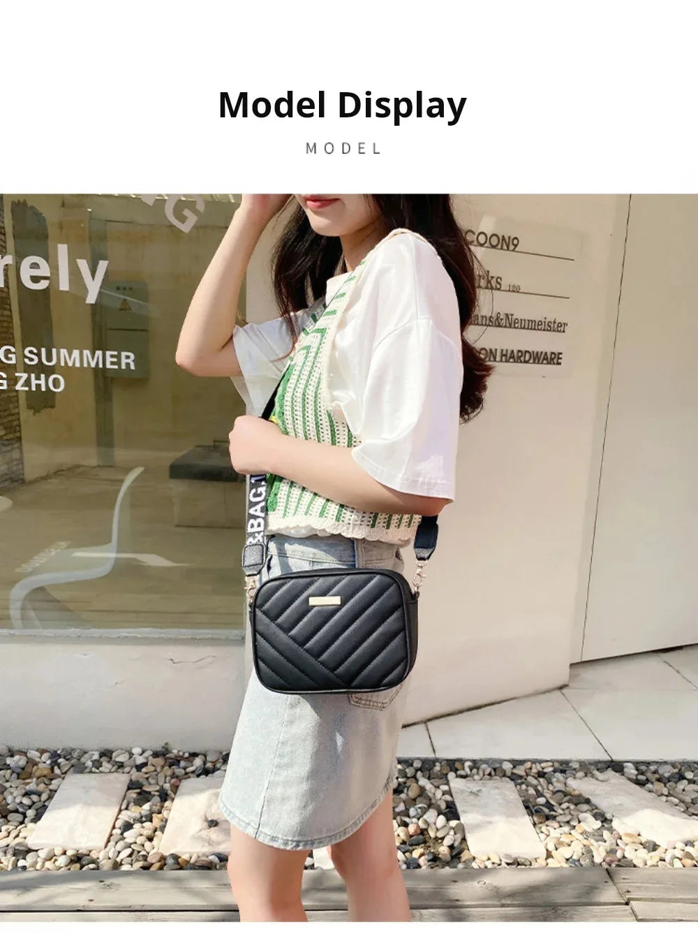 Women's High Quality PU Leather Rolling Strip Handbag – Elegant Structured Bag