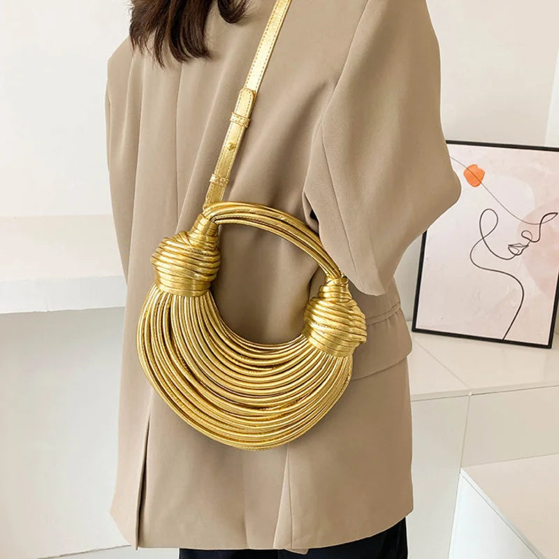 2025 New Gold Luxury Handbag for Women – Elegant Designer-Style Evening Bag