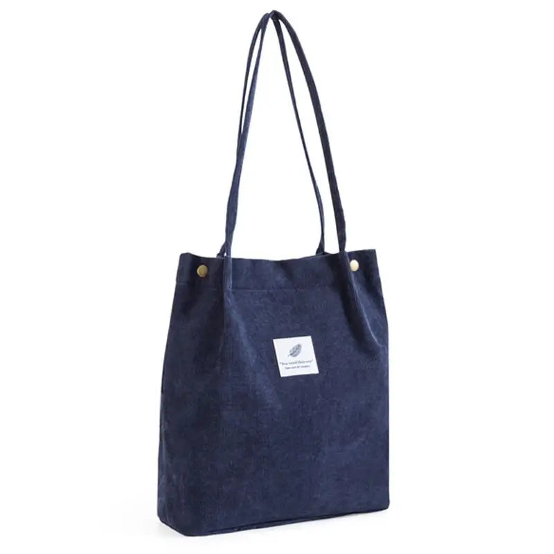 MARKROYAL Corduroy Tote Bag for Women – Large Capacity Shoulder Bag