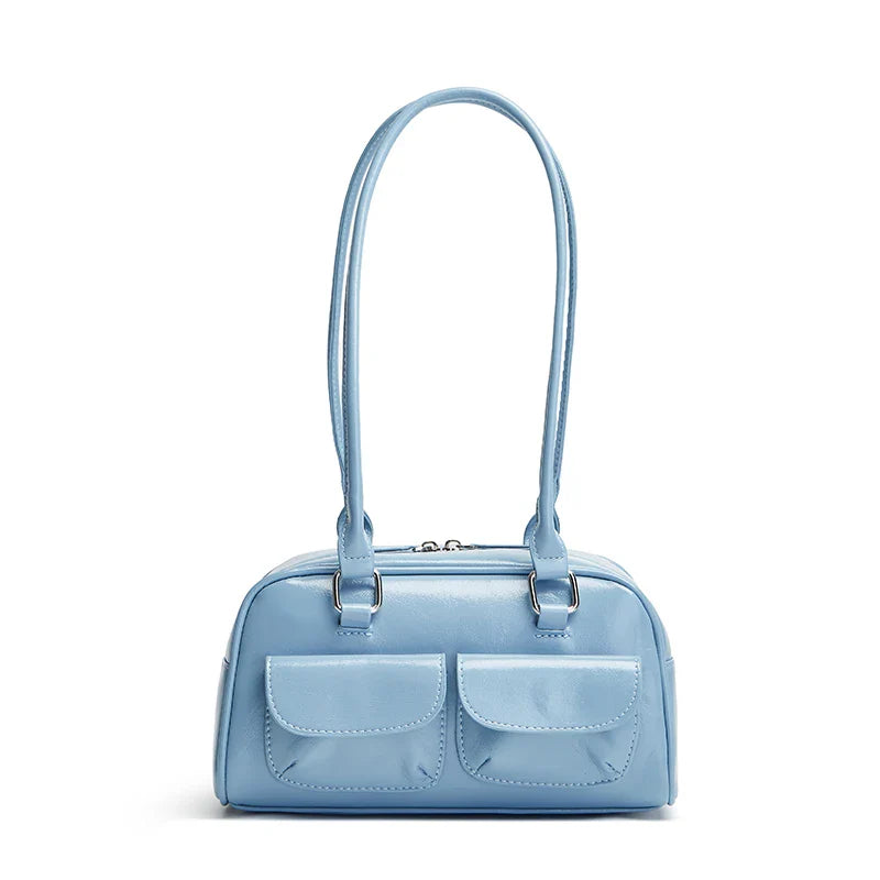 Women's Bowling Bag – Niche Designer-Style Handbag for Trendy Women