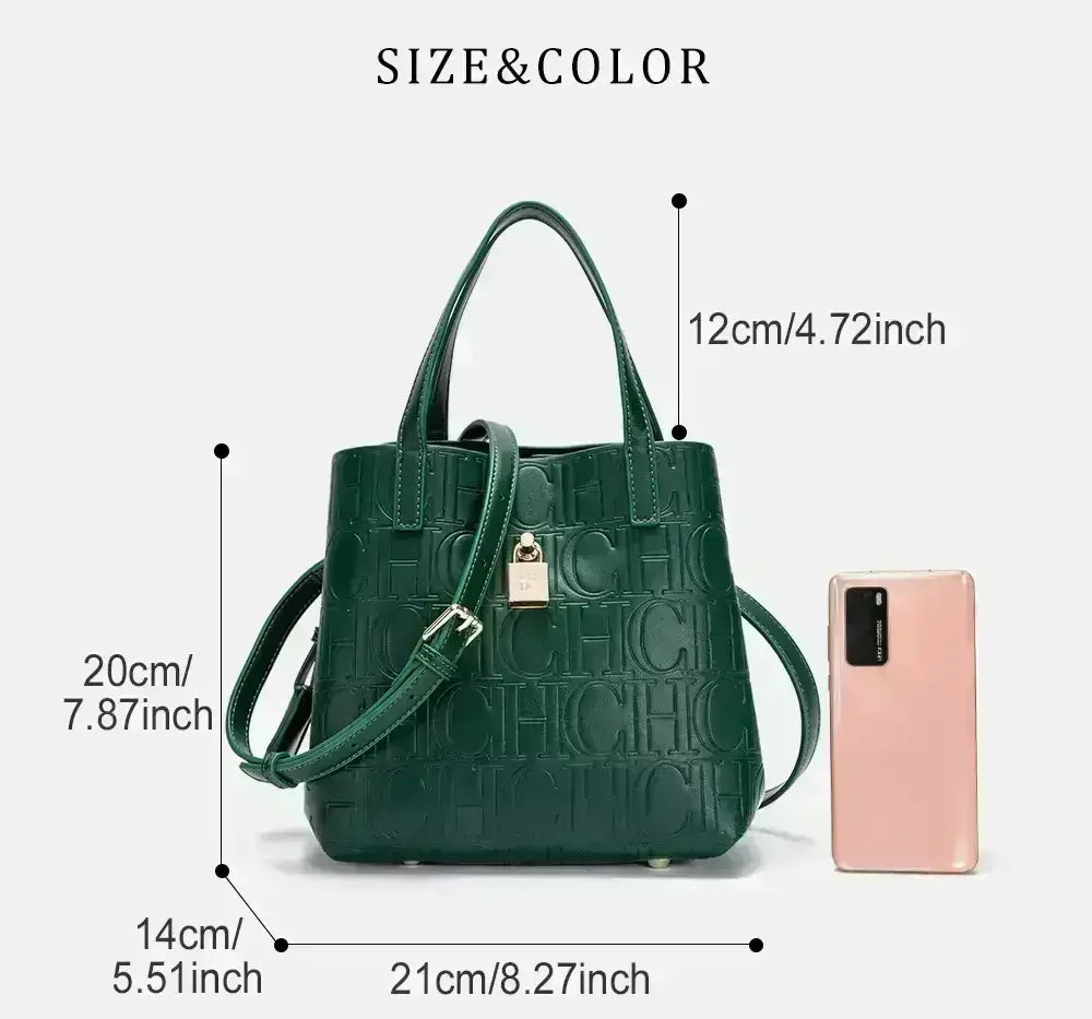 CH Large Capacity Luxury-Style Handbag for Women – Designer-Inspired Shoulder Bag