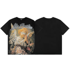MIXED EMOTION Praying Angel Graphic Tee