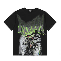MIXED EMOTION Monster Biker Graphic Tee