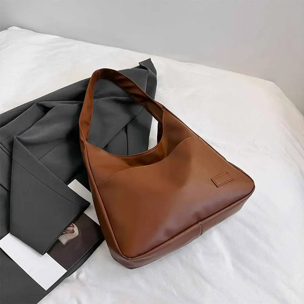 Simple Casual Retro Shoulder Bag for Women – Vintage-Inspired Everyday Handbag