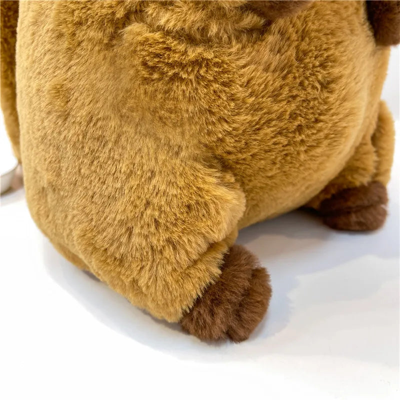 Cute Soft Plush Capybara Backpack for Girls – Kawaii Animal Mini Backpack
