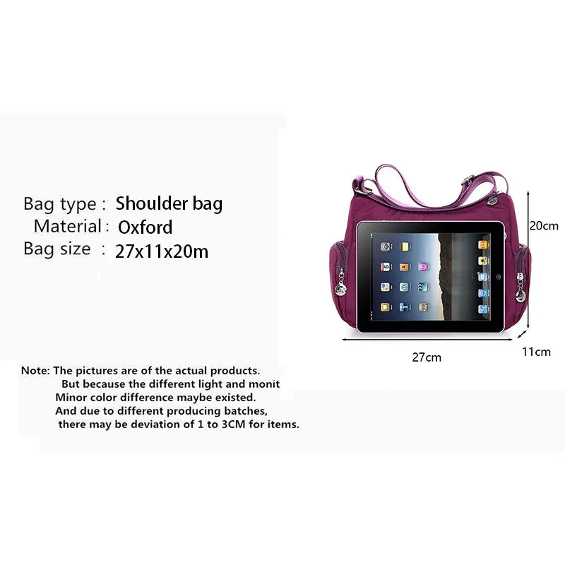 Women's Casual Large Capacity Crossbody Bag – Everyday Shoulder Handbag