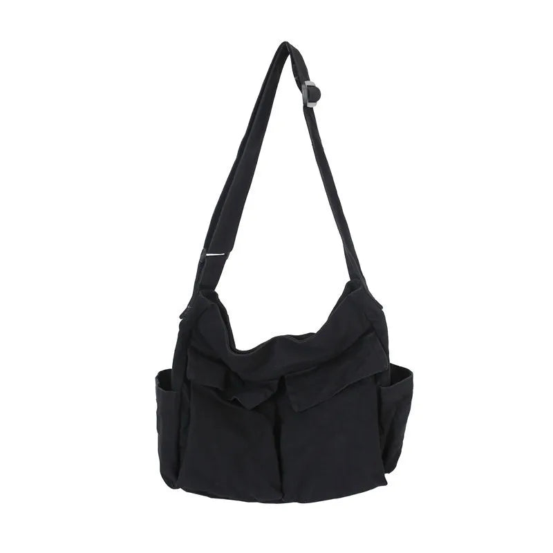 Large Workwear Canvas Shoulder Bag for Women – Professional & Spacious Tote